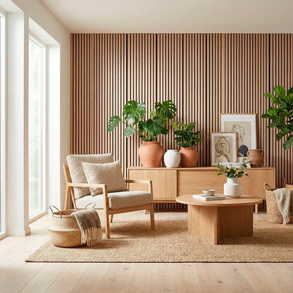 Panneaux acoustiques flexibles – Oak Woods (270cm x 110cm)